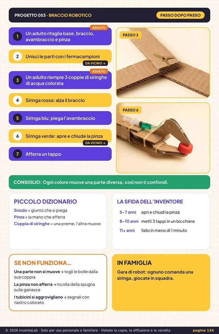 El brazo robótico paso a paso